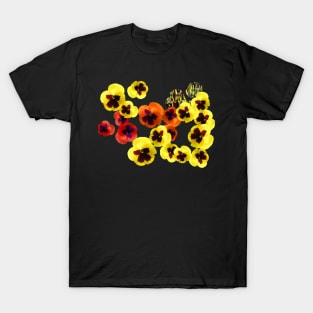 Collage of Pansies T-Shirt